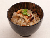 Conger eel over rice