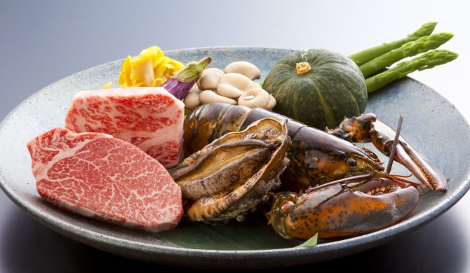 シーフード＆黒毛和牛ディナー