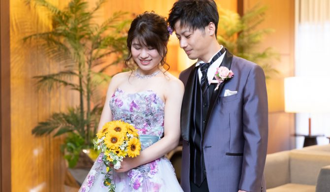 (日本語) 大好きな装花に囲まれて