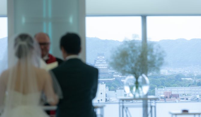 (日本語) 世界遺産姫路城が目の前！なスカイチャペル☆彡