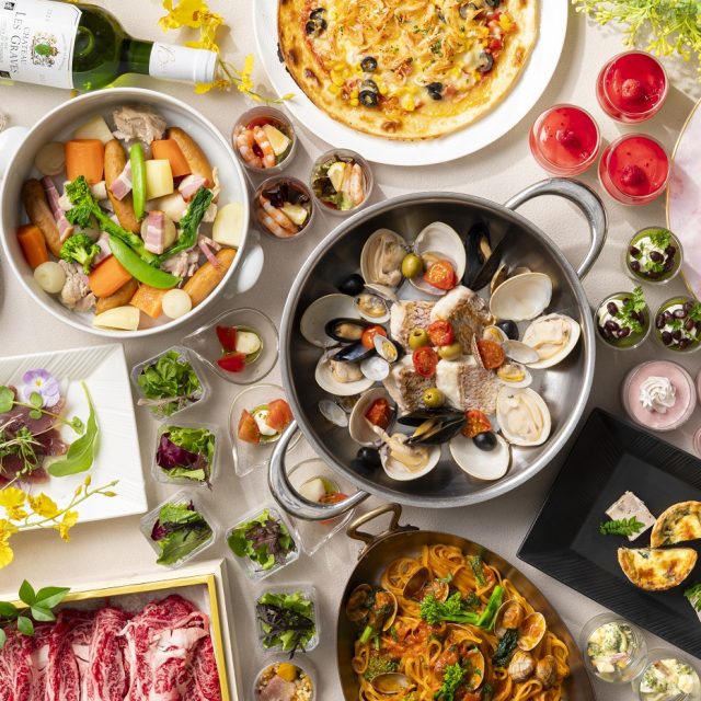 「春の味覚」ランチブッフェ