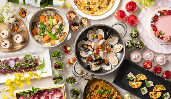 「春の味覚」ランチブッフェ